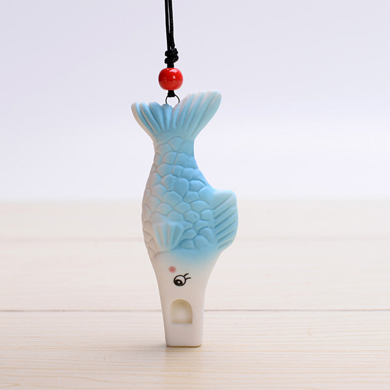 Wholesale Marine Crafts Ceramic Whistle Necklace